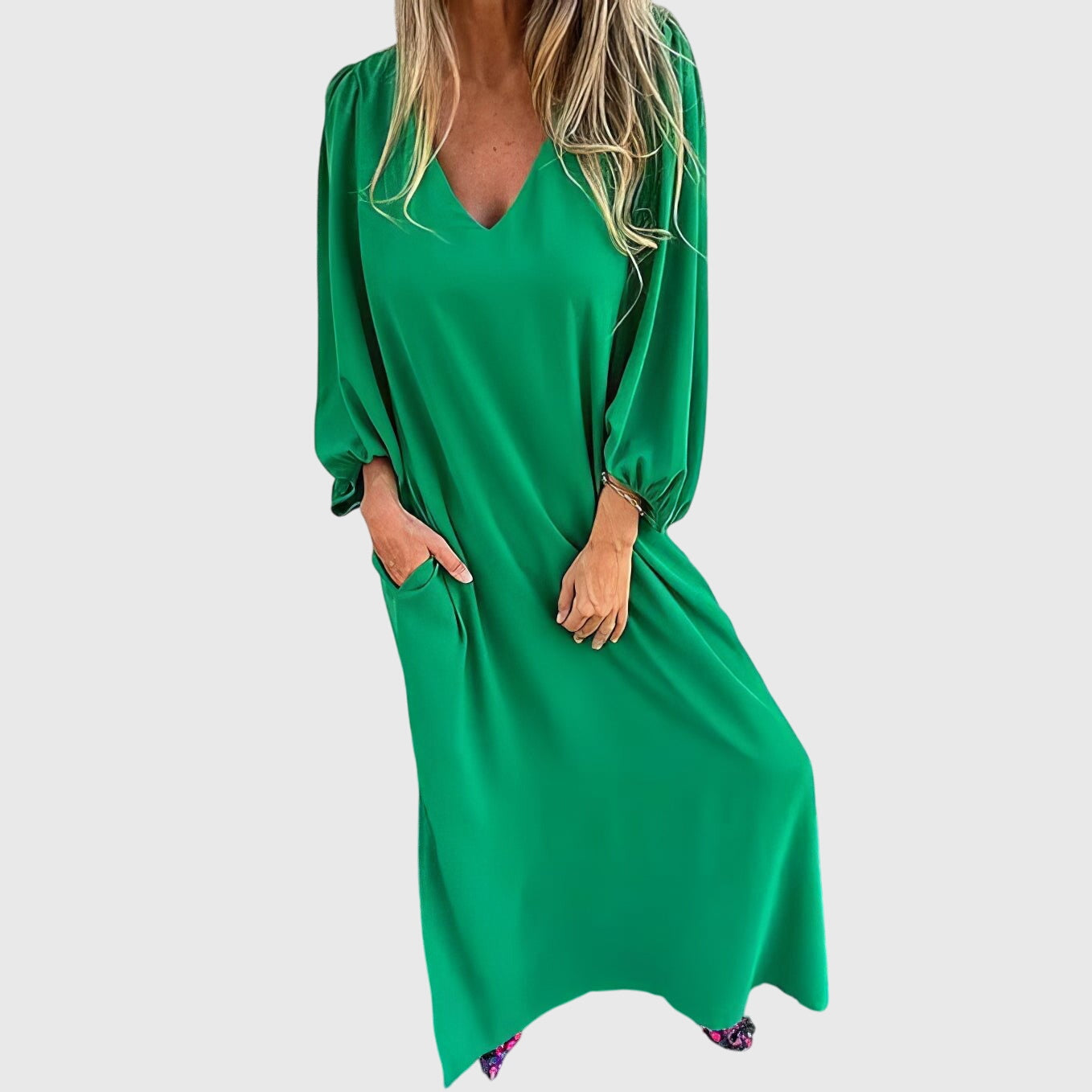 Vanessa | Long Boho Dress with Pockets