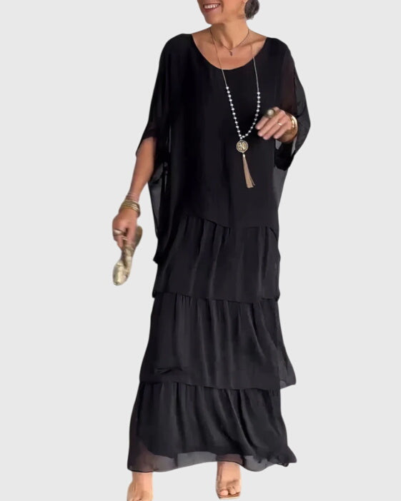 Bernadette | Long and Flowing Elegant Dress