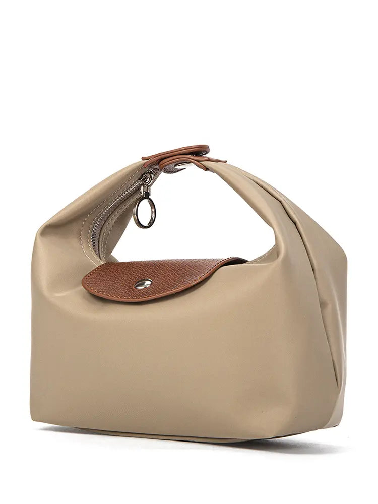 Colorblock | PU Leather Dumpling Shoulder & Crossbody Bag