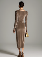 Sylvana | Elegant Midi Dress