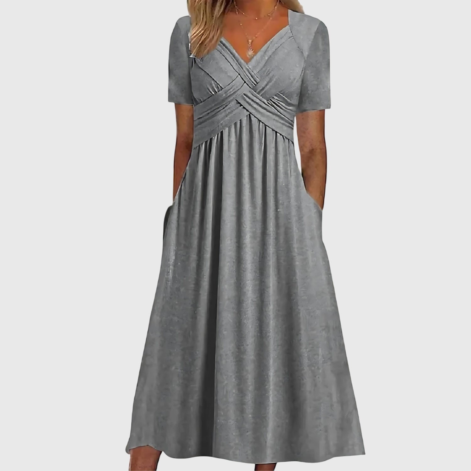 Veronica | Midi Dress with Tummy Control
