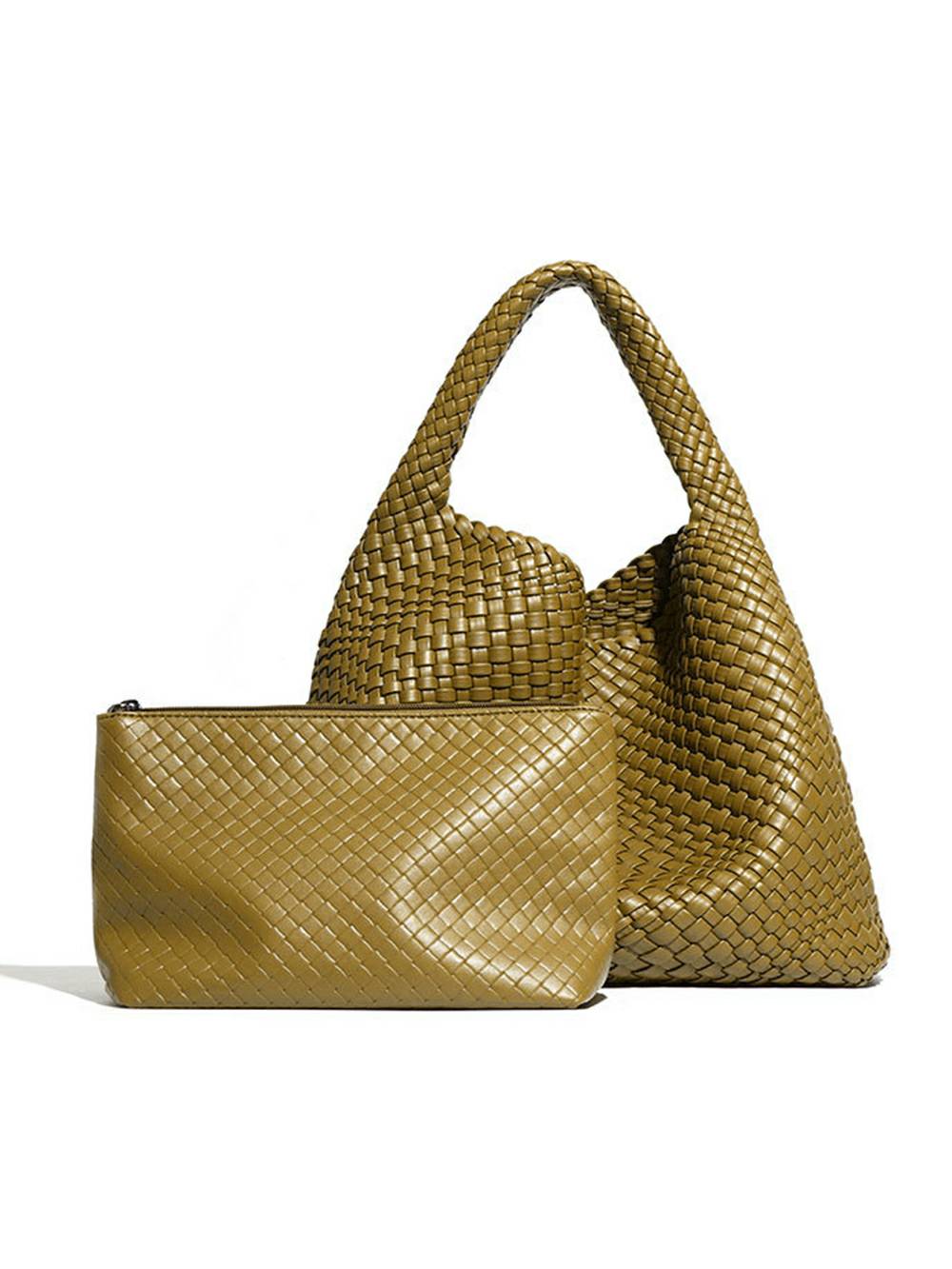 Recycled Vegan Intrecciato | Shoulder Bag