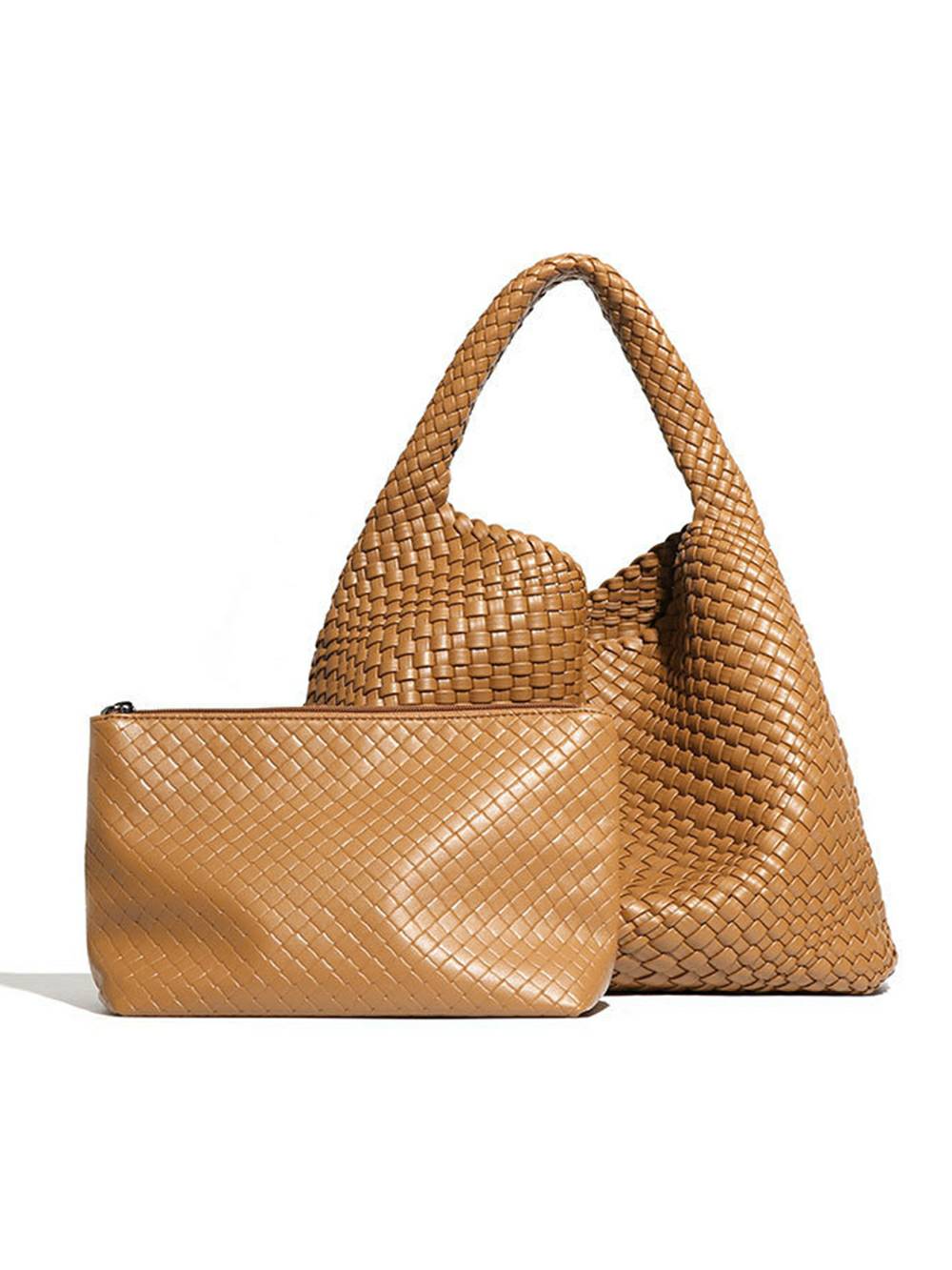 Recycled Vegan Intrecciato | Shoulder Bag