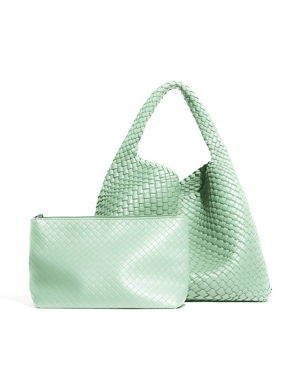 Recycled Vegan Intrecciato | Shoulder Bag