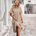 Freya - Summer floral midi dress