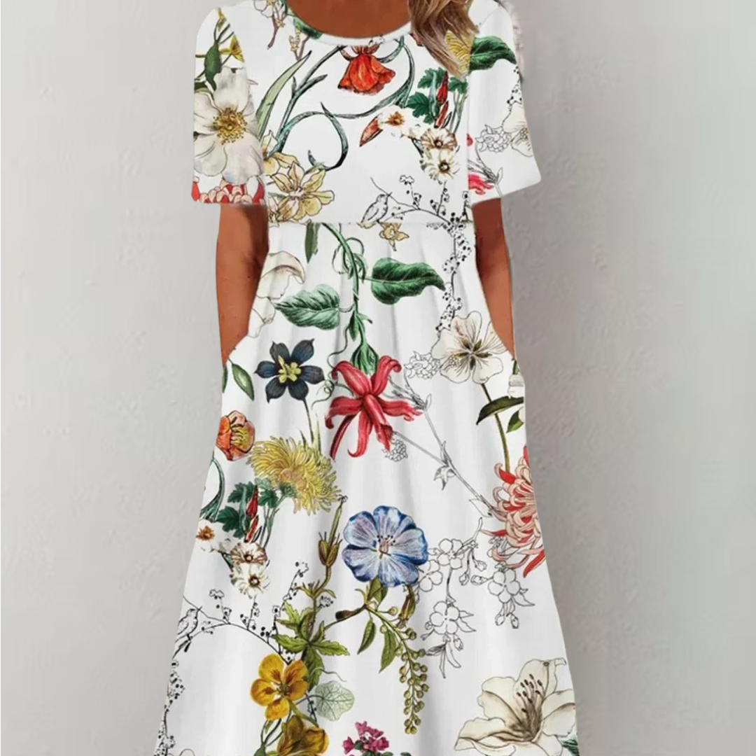 Britt | Classic Floral Dress