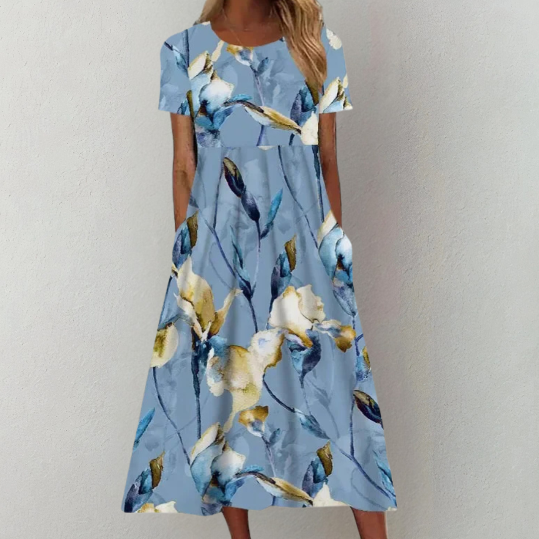 Marta | Chic Floral Midi Dress