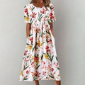 Gwen | Elegant Relaxed Floral Dress