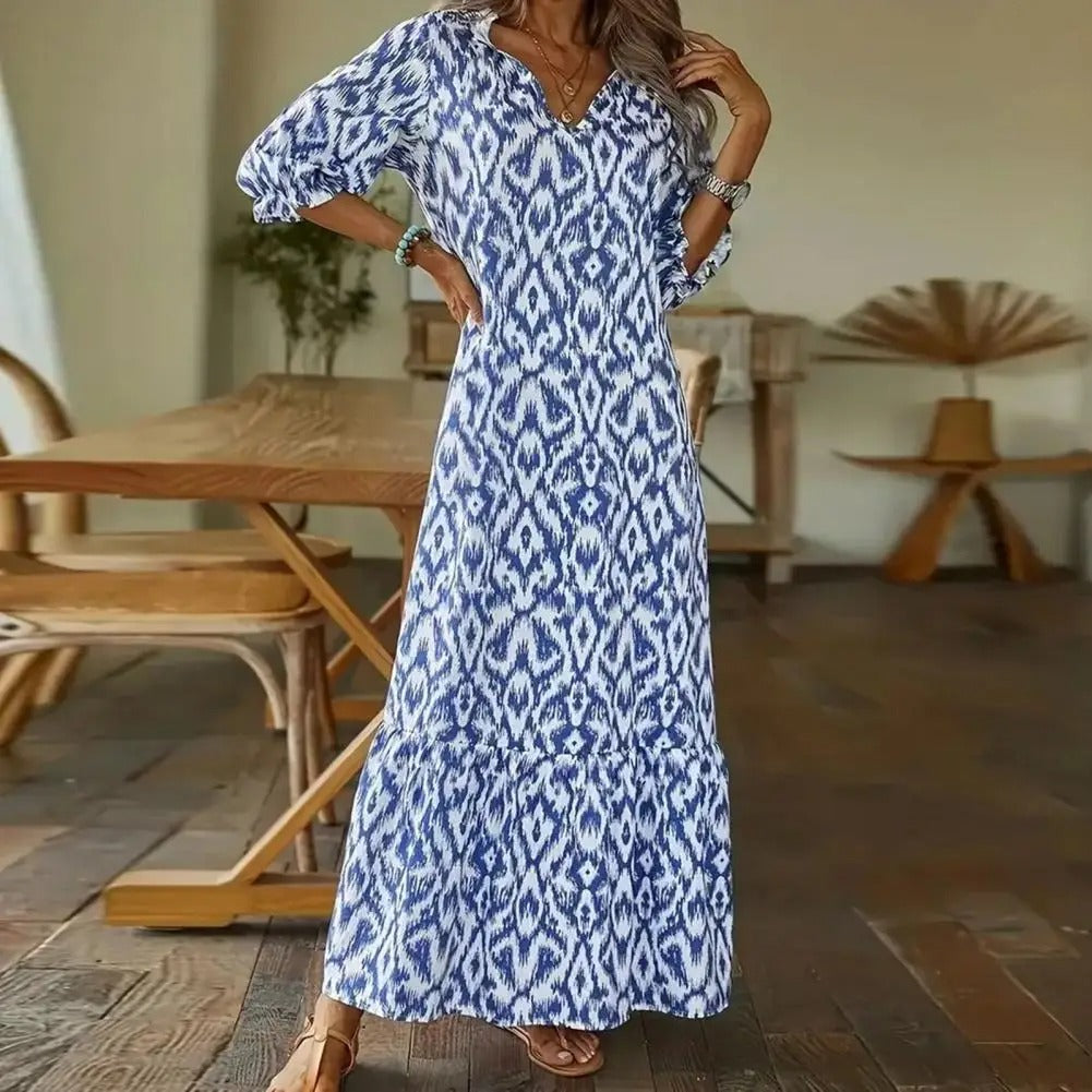 Maggie - Women's V-neck summer dress