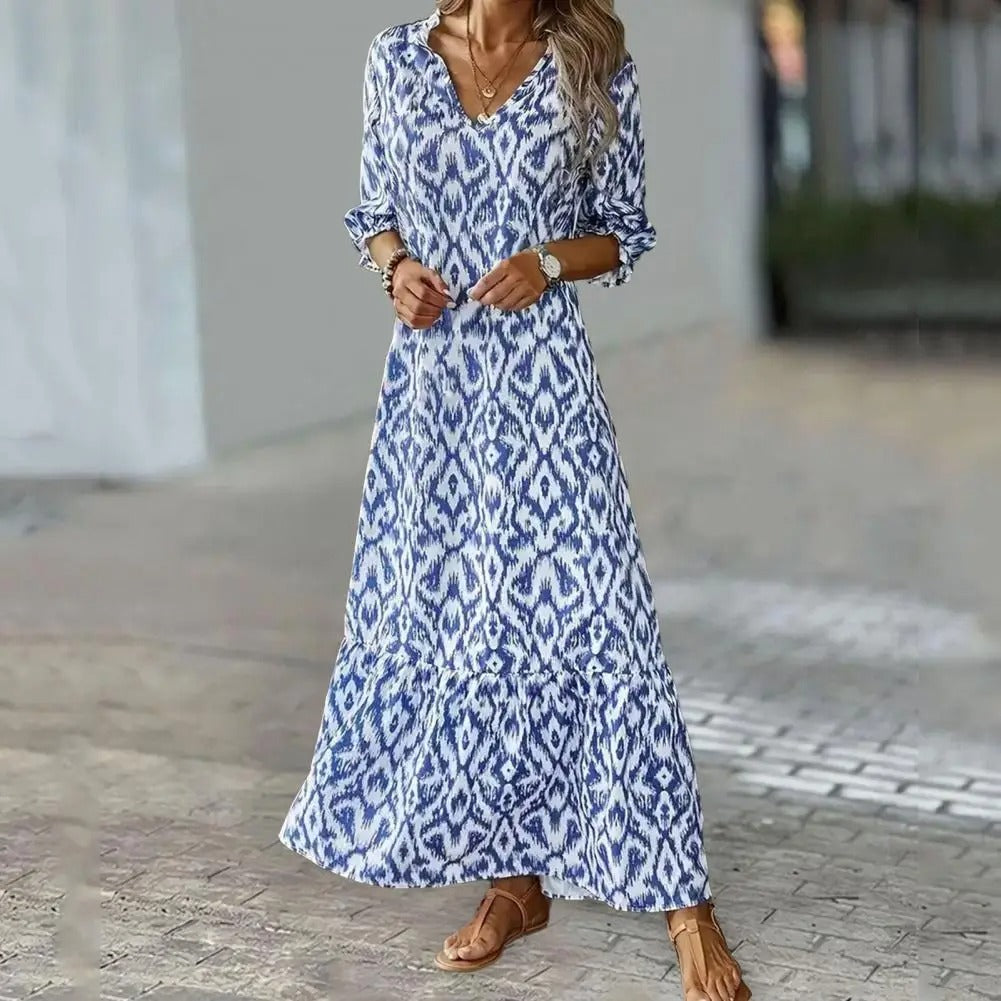 Maggie - Women's V-neck summer dress