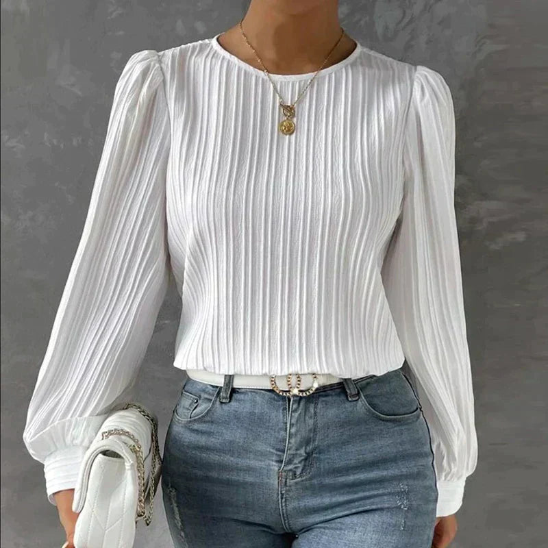 Anette | Chic Satin Blouse