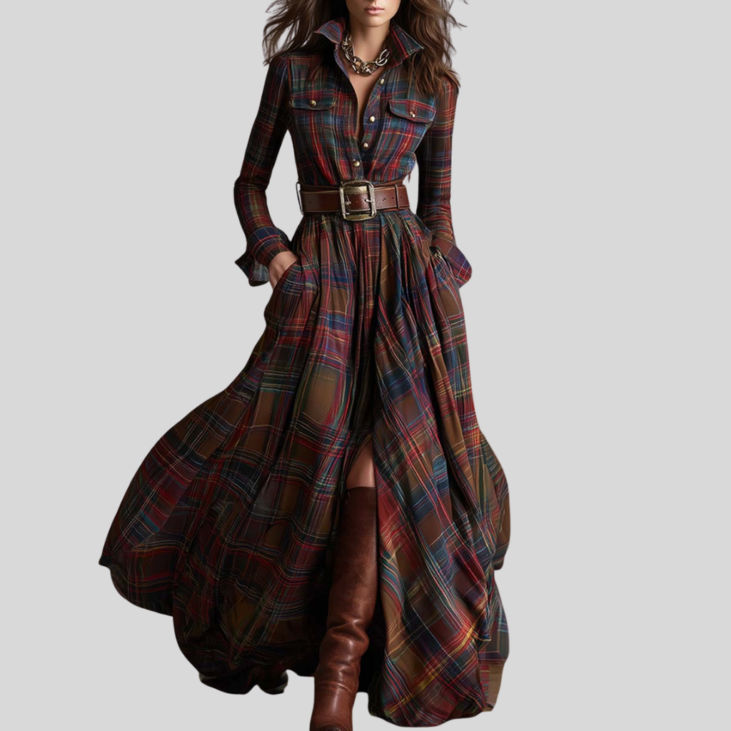 Evelyn | Classic Elegant Shirt Dress