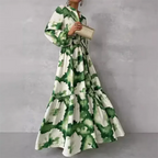Donna - Ladies Elegant Flowing Floral Maxi Dress