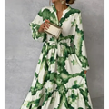 Donna - Ladies Elegant Flowing Floral Maxi Dress