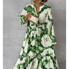 Donna - Ladies Elegant Flowing Floral Maxi Dress