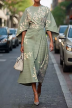 Elise | Royal Floral Dress