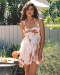Livia™ - Floral Chiffon Mini Dress