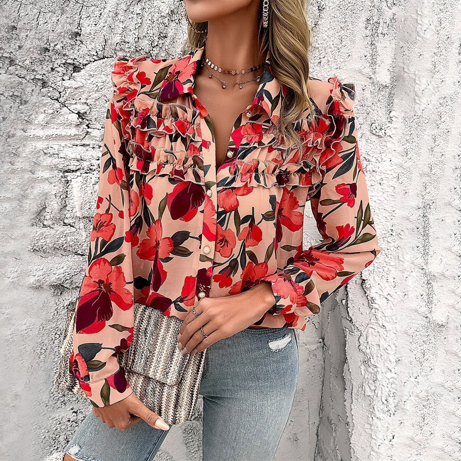 Beate | Elegant Long-Sleeve Top for Women