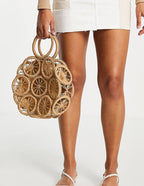 Sunshine | Woven Straw Handle Bag