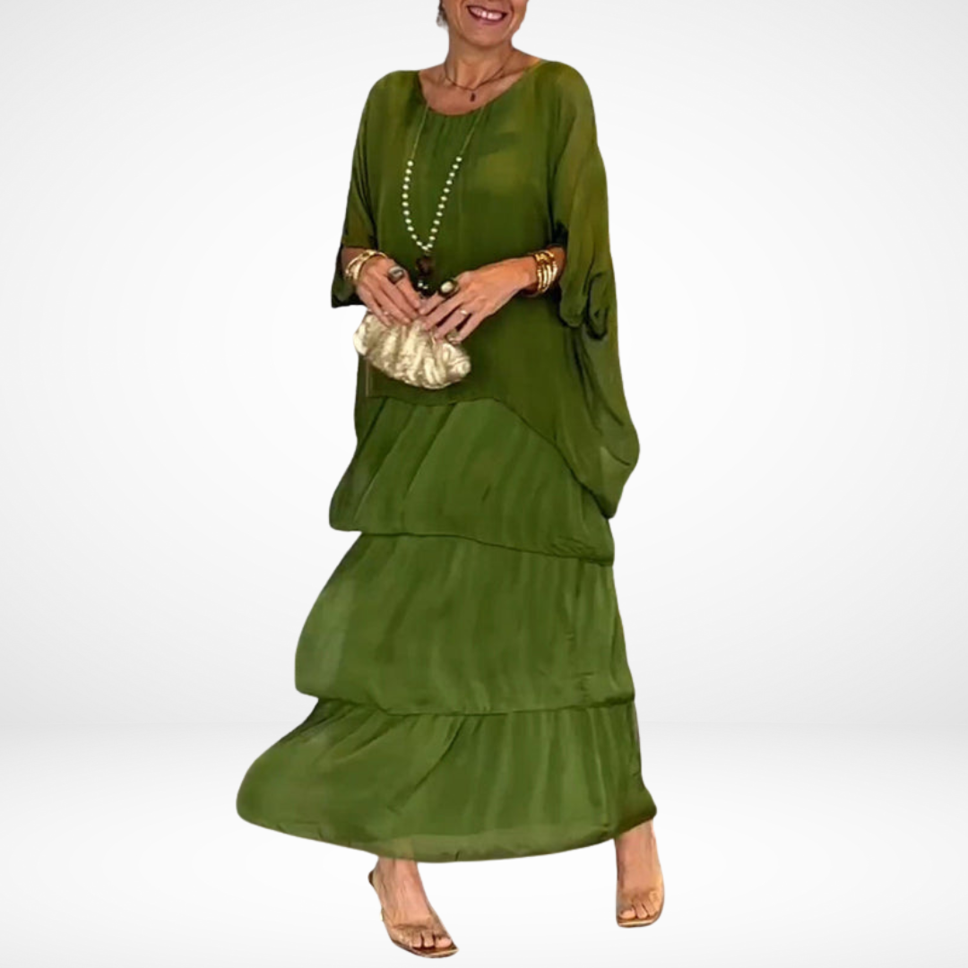 Anne - Artistic Loose Maxi Dress