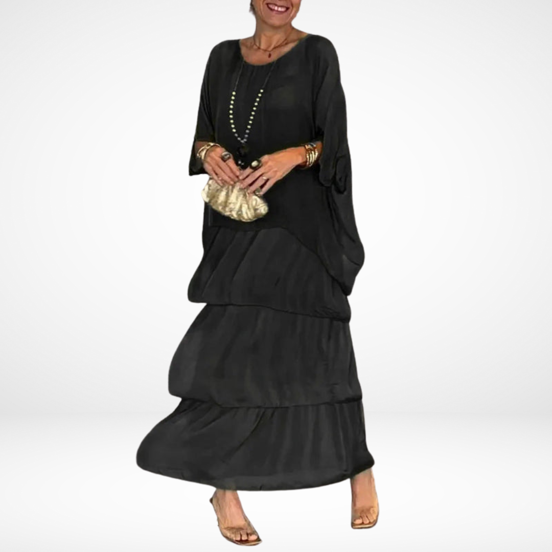 Anne - Artistic Loose Maxi Dress