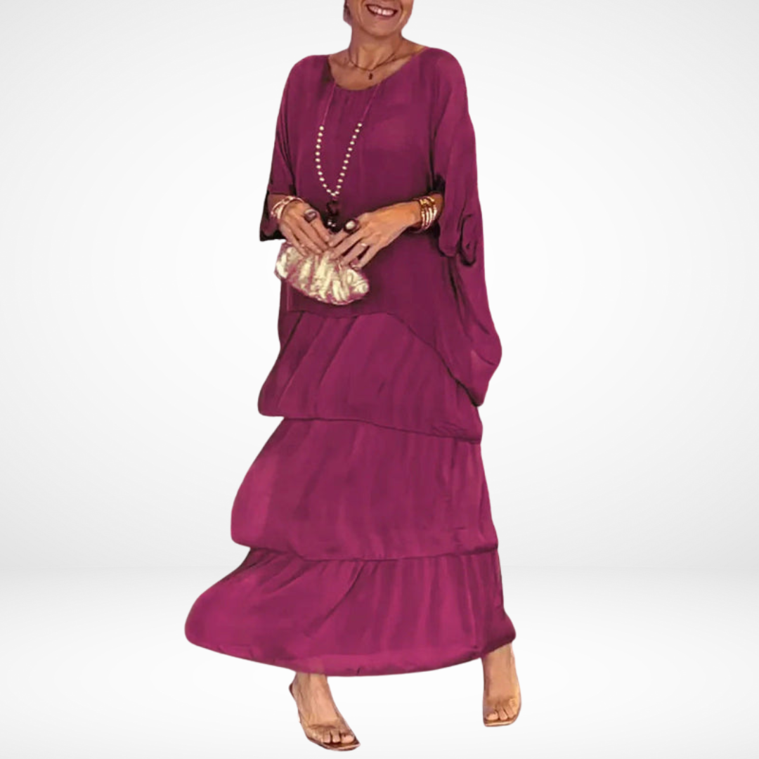 Anne - Artistic Loose Maxi Dress