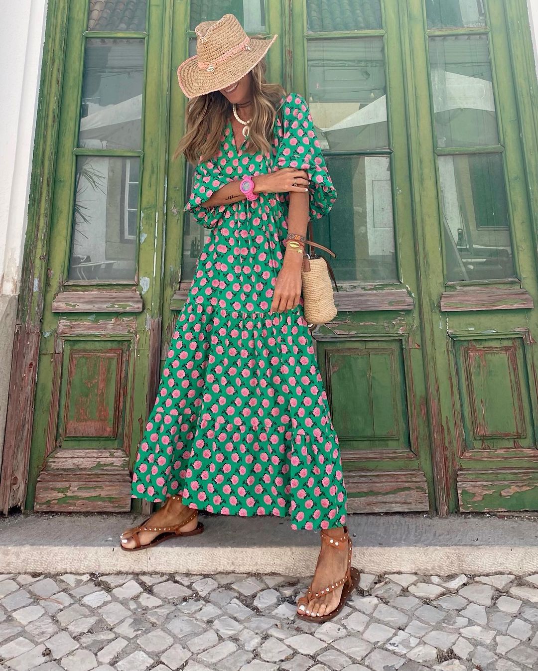 Viola | Boho Maxi Dress