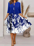 Emilie - Chic ladies summer midi dress with blazer