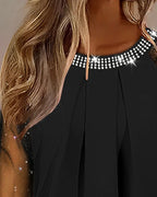 Nina | Elegant Sequin Knit Top