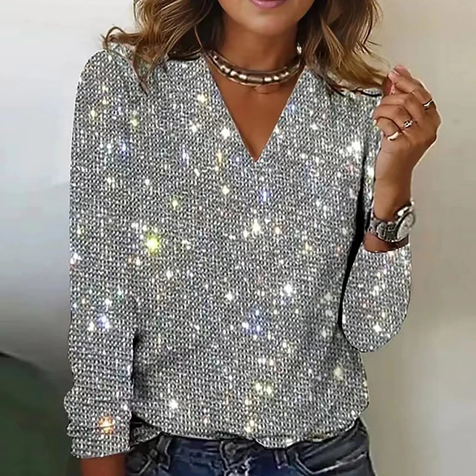 Freya | Long Sleeve Party Shirt