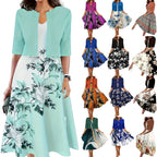 Emilie - Chic ladies summer midi dress with blazer