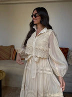 Lexi - Embroidery Maxi Dress