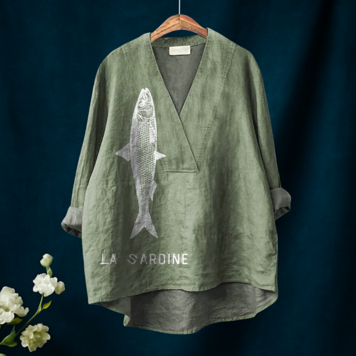 Fish Graphic Printed | Blouse