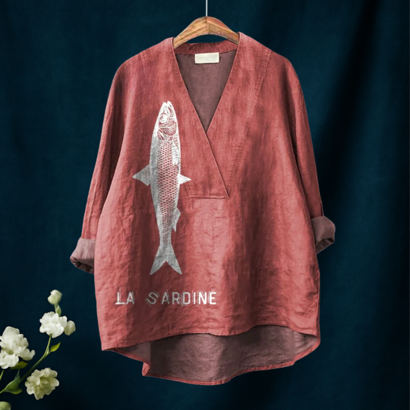 Fish Graphic Printed | Blouse
