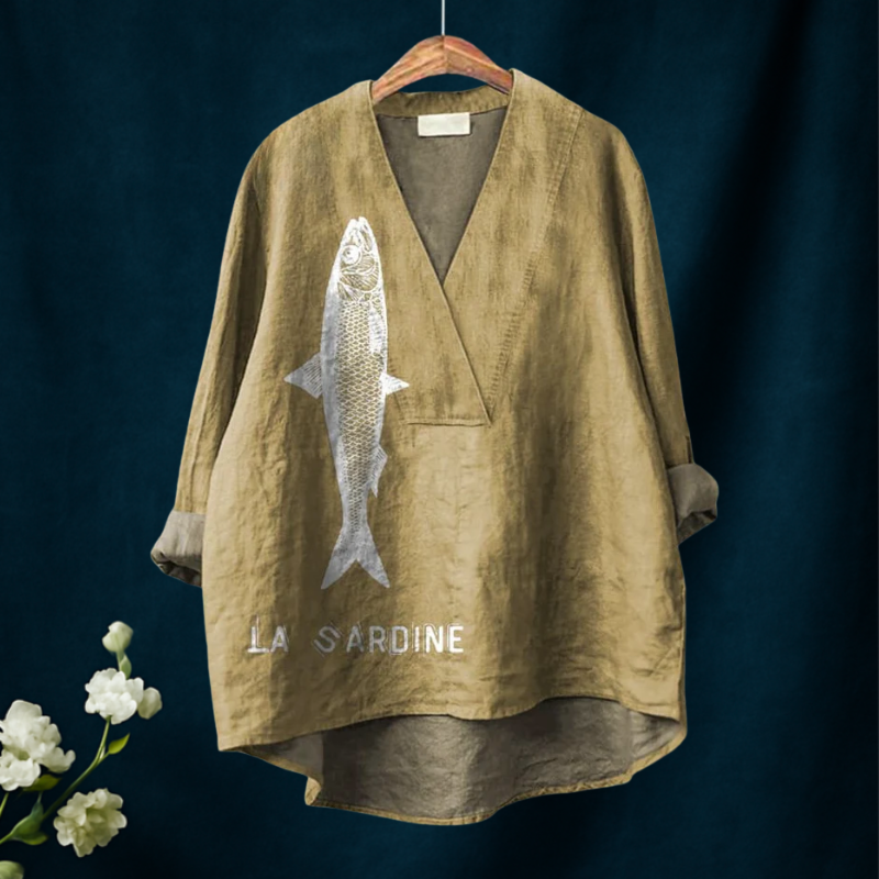 Fish Graphic Printed | Blouse