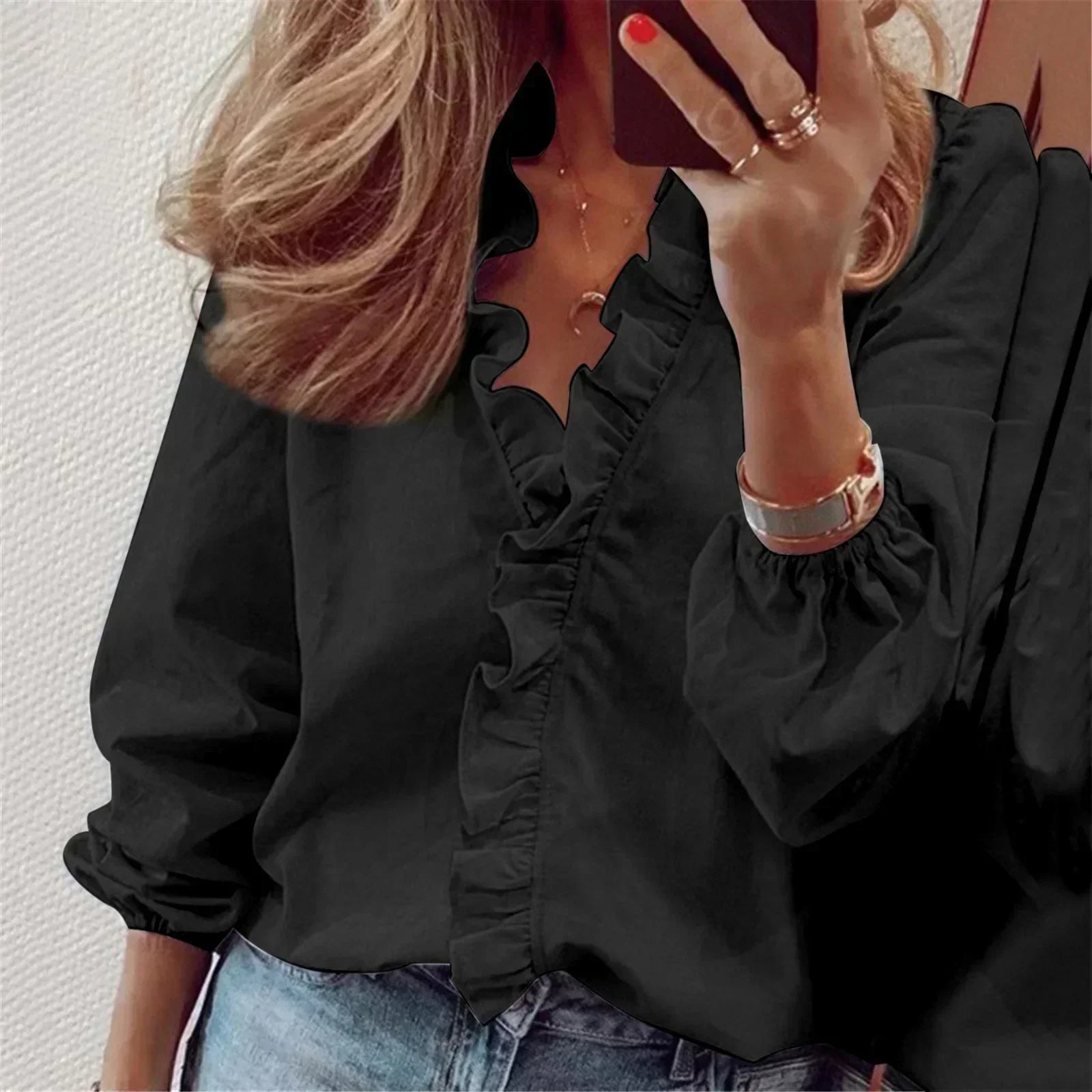 Maren | Elegant Blouse with Long Sleeves
