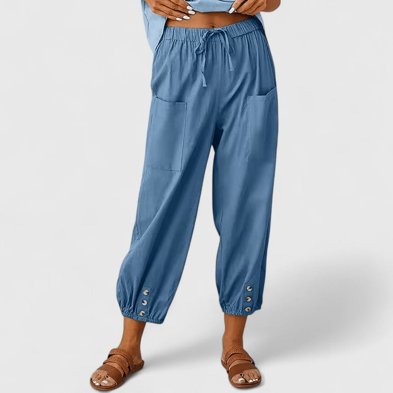 Leah | Sophisticated Wide-Leg Trousers