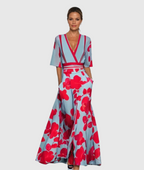Jill - Elegant Floral Dress