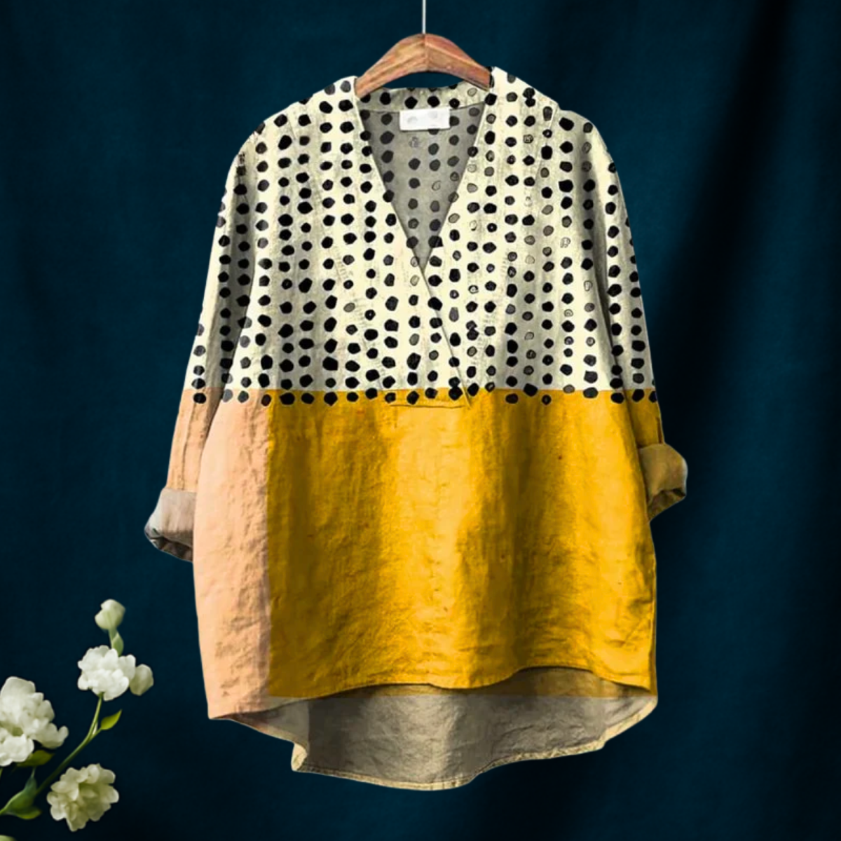 Dots Print Casual | Blouse
