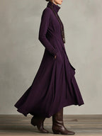 Lynne | Elegant Draped Maxi Dress
