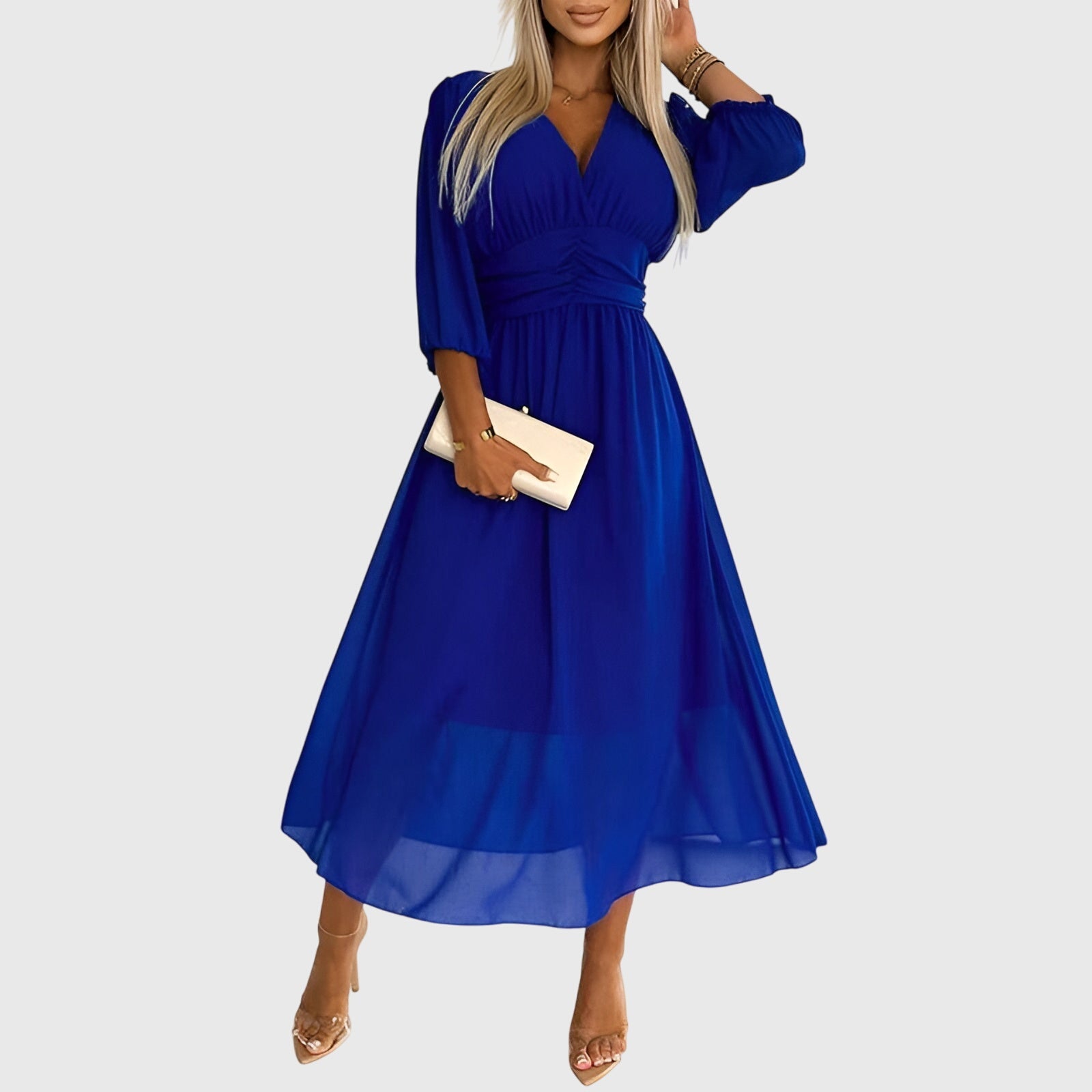 Norma | Lightweight Silky Chiffon Dress