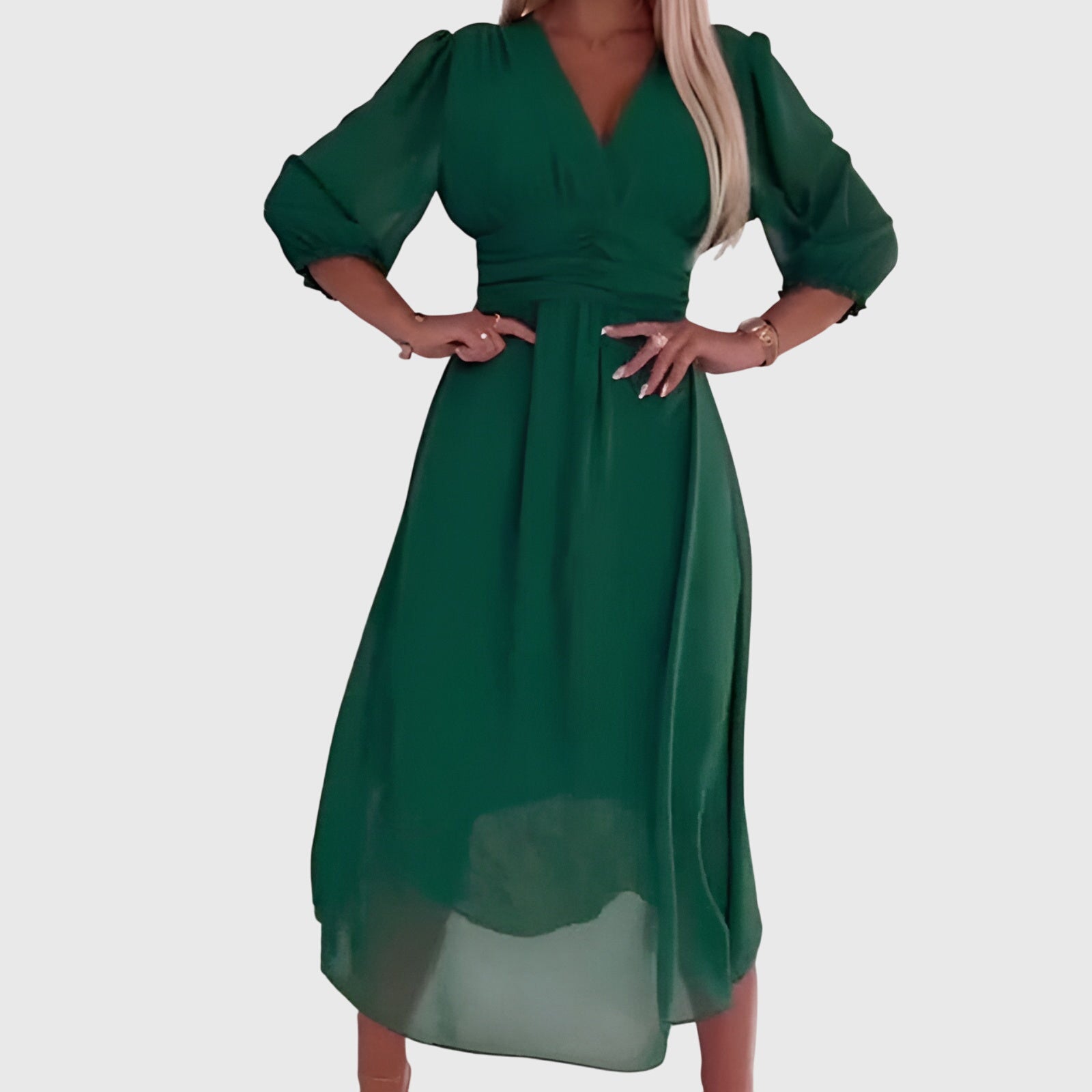 Norma | Lightweight Silky Chiffon Dress