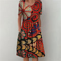 Mary | Classic Style Floral Print Dress