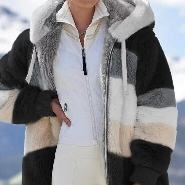 Alexa - Stylish Jacket with Hood and Zipper