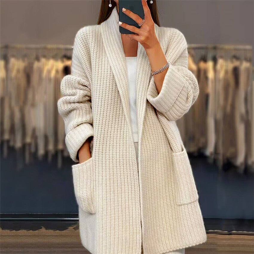 Azure™ - KNIT SWEATER WITH POCKETS