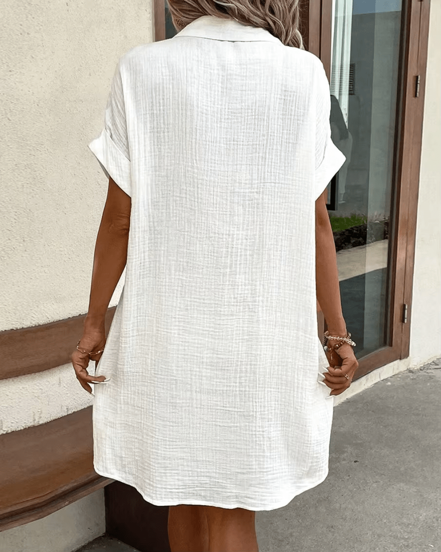 Lucette | Button Shirt Dress