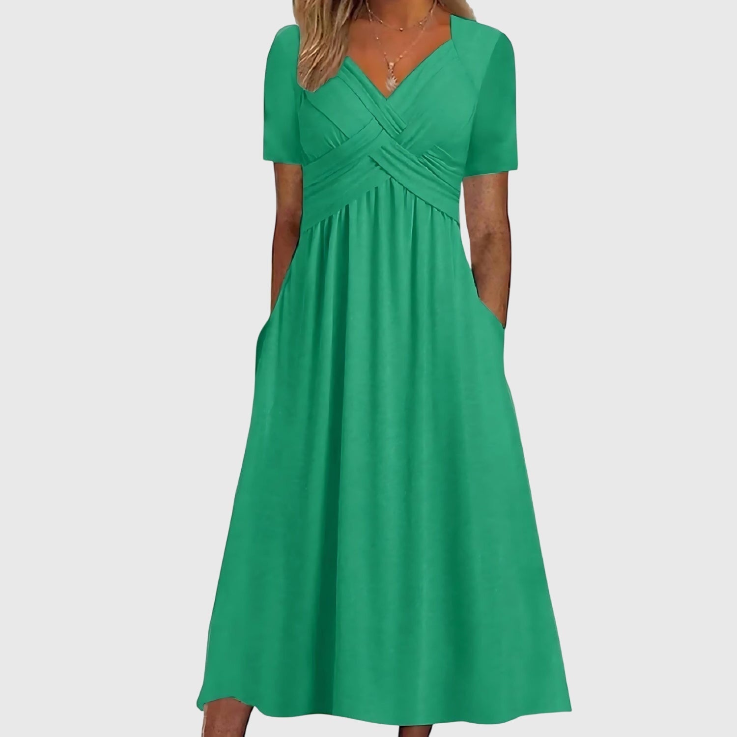 Veronica | Midi Dress with Tummy Control
