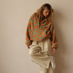 Fleur™ | Floral Fleece Sweater