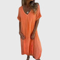Nelle | Elegant Lightweight V-Neck Dress