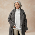 Margot | Warm Teddy Trench Coat